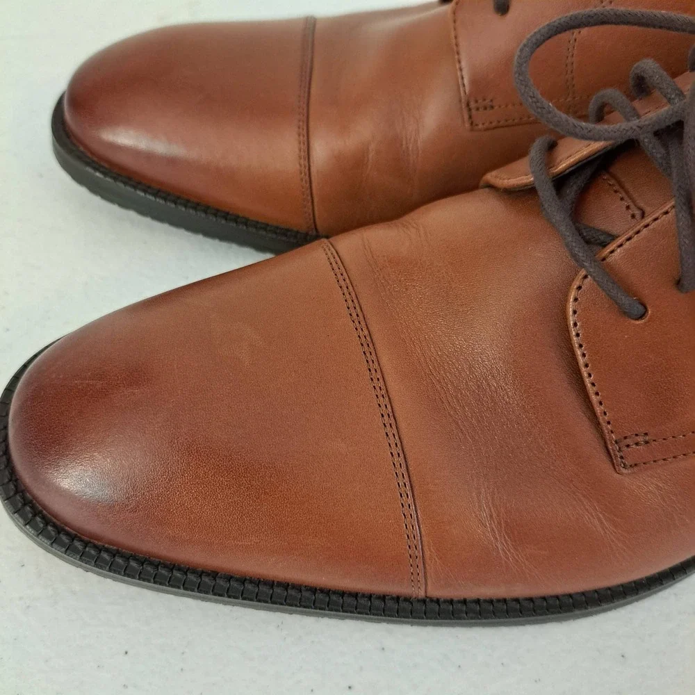 Cole Haan Grand 360 Cap Toe Oxford Mens 10.5 British Tan Leather 1267-2037